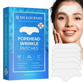 SILKDERMIS Bordative IMOSTYSILKDERMIS Forehead Wrinkle Patches 12 Packs, Forehead Patches for Wrinkles, Anti Wrinkle Patches with Aloe, Collagen Vitamin E, The Forehead Wrinkles, Face Wrinkle Patches for Forehead Wrinkles Treatment
