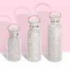 TISHAA Bling Dazzling Stylish Rhinestone Refillable Reusable Stainless Steel Water