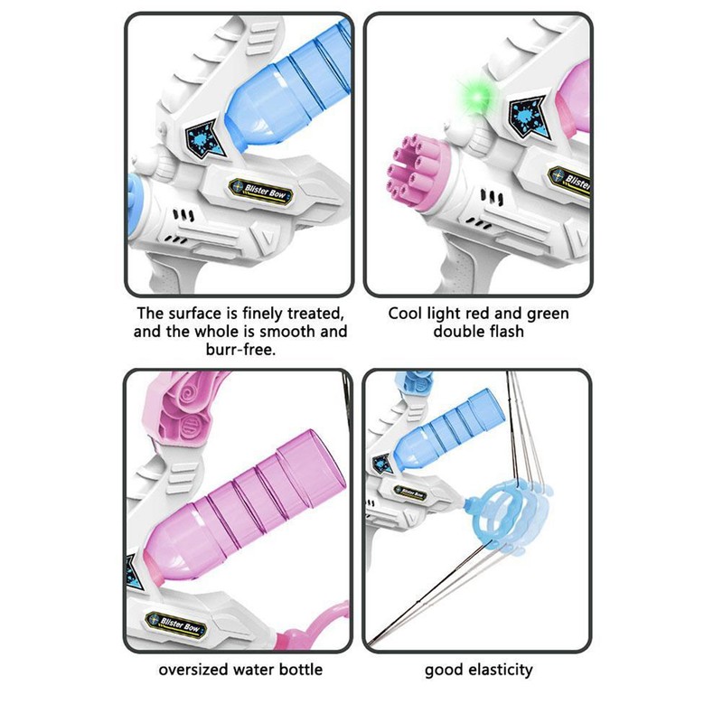 Kids Automatic Bubble Machine Bow and Arrow 2 in 1