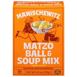 Manischewitz Mix Matzo Ball Soup 4.5 oz (Pack of 12)