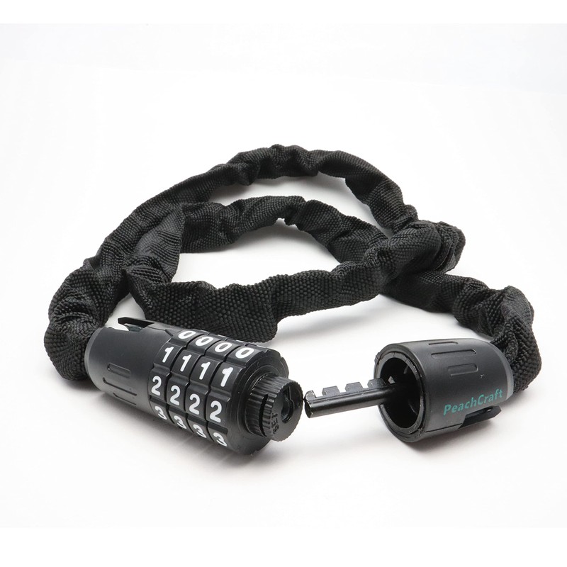 PeachCraft Lightweight Chain Lock 4 Digit Dial Lock Chain Lock