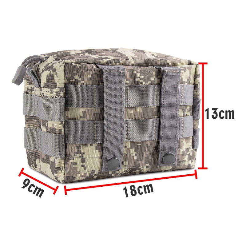 IronSeals MOLLE Pouch, 2 Pack Multi-Purpose Tactical Compact Water-Resistant Utility