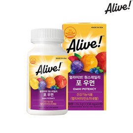 Alive Once Daily for Women 1918mg x 60 tablets 1 bottle / 2 months / 얼라이브 원스데일리 포 우먼 1918mg x 60정 1개  2개월