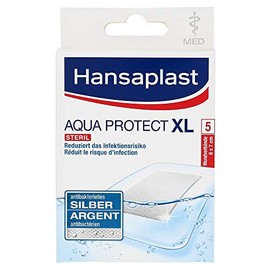 HANSAPLAST Med Aqua Protect XL Plasters 6 x 7 cm Pack of 5