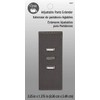 Dritz Clothing Care 82687 Adjustable Pants Hook Extender, Gray 3.25"