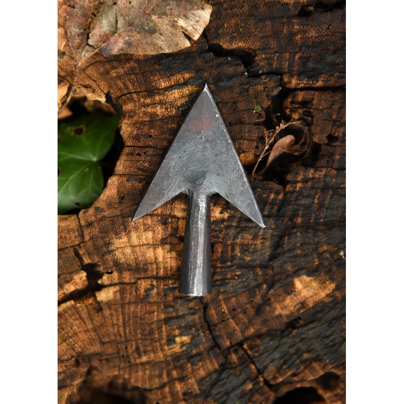 Battle-Merchant Hunting Bodkin, Hand Forged Arrowhead F