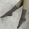 Autumn Winter Women's Thick Mid-Calf Yoga Pilates Toe Socks Light Sky Blue
