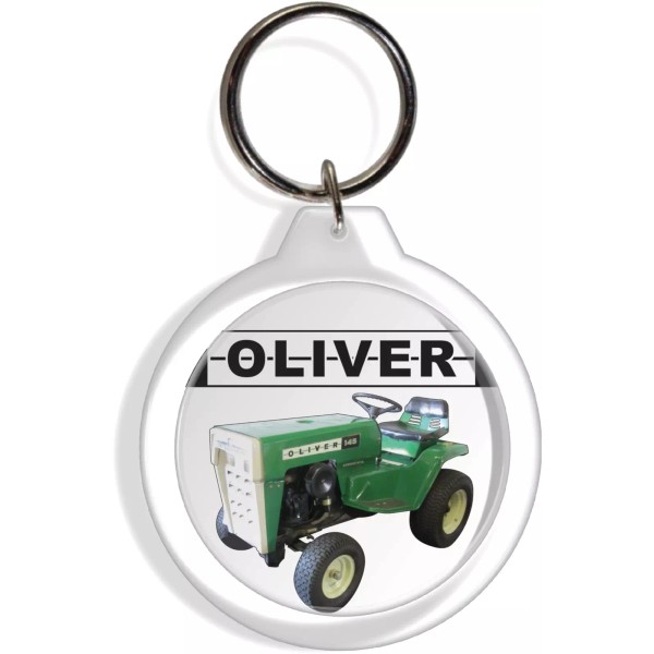 Oliver garden farm tractor keychain keyring yard lawn mower Hook
