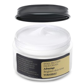 Snail Collagen Face Cream,Snail Face Cream,High Firming Face Cream for Anti Wrinkles,Snail Moisturiser Face Women,Snail Mucin Face Cream,Hydrating Face Moisturizer for Women & Men,Soft Skin Tone-100ml