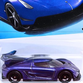 Hot Wheels 2020 Koenigsegg Jesko, 1:64 Scale, HW Exotics 2/10, Purple
