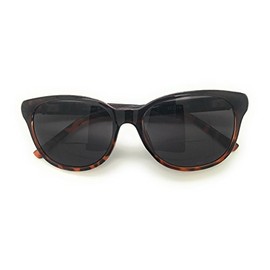 Bifocal Sun Reader Sunglasses Fashion Trendy Reading Glasses for Womens (Brown/Leopard, 1.50)