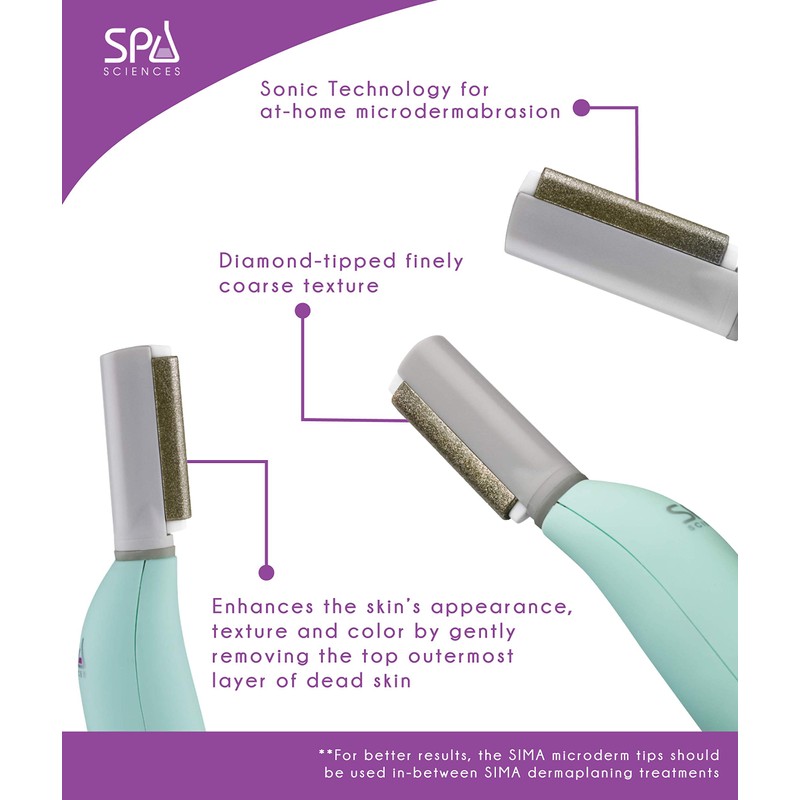 Spa Sciences SIMA Microderm Tips - 1 Coarse and 1