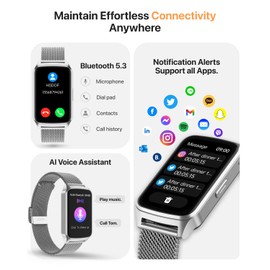 paybay Smart Watch Fitness Tracker with 24/7 Sleep Monitor, 110+ Sports Modes, Step Calorie Counter Pedometer IP68 Waterproof (Beige, 1.57)