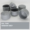 SKIR'CO (4 pcs) Fence Post Caps, Round 60 mm Grey