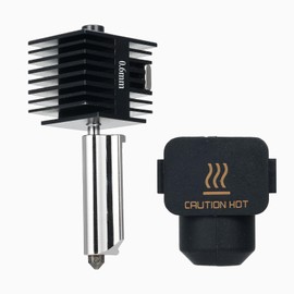 Bambu Lab A1 Hotend Kit, Magnetic Installation, Stainless Steel Nozzle, 0.2mm, 0.4mm, 0.6mm, Compatible with Bambu Lab A1 and A1 Mini 3D Printers (0.6mm)