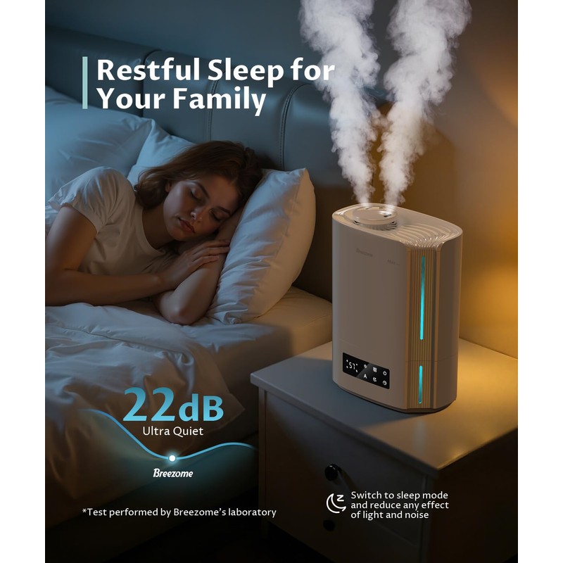 BREEZOME 6L Humidifiers for Bedroom Large Room & Essential Oil