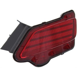 Garage-Pro Bumper Reflector Compatible with 2013-2015 Toyota RAV4 Rear, Passenger Side