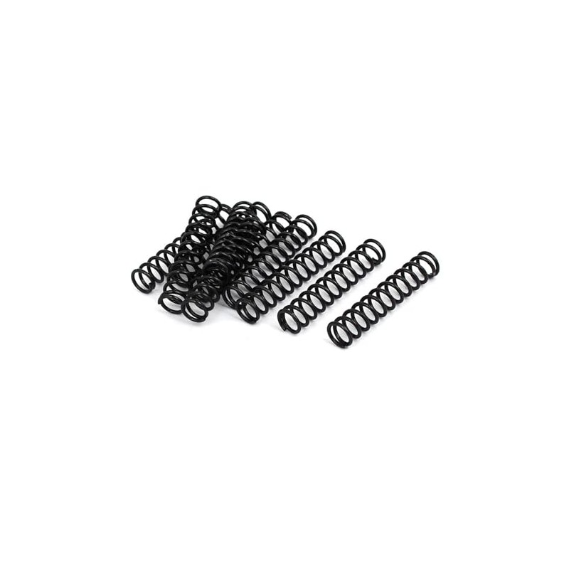 TOP-VIGOR 10Pcs Compression Spring, 1.2mm Wire Dia, 9mm OD, 45mm