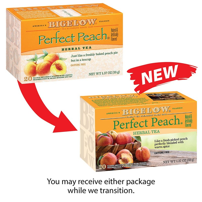 Bigelow Tea Peach Tea, 20 Count