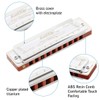 East top Harmonica Key of B, 10-Hole Diatonic Harmonicas Blues