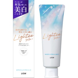 Lightee Toothpaste, White Citrus Mint, 3.5 oz (100 g), Quasi Drug