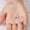 Philip Jones Paw Charm Created with Zircondia® Crystals