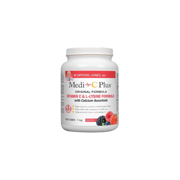 Dr. Gifford-Jones Medi-C Plus With Calcium Ascorbate (Berry) - 1kg