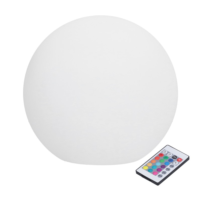 LED Round Lamp RGBW 24Key Remote Control 16Color Dimmable 4Mode