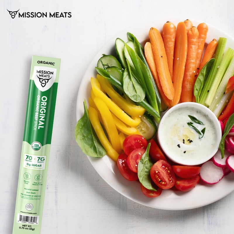 Mission Meats USDA Certified Organic Beef Sticks – Healthy Organic