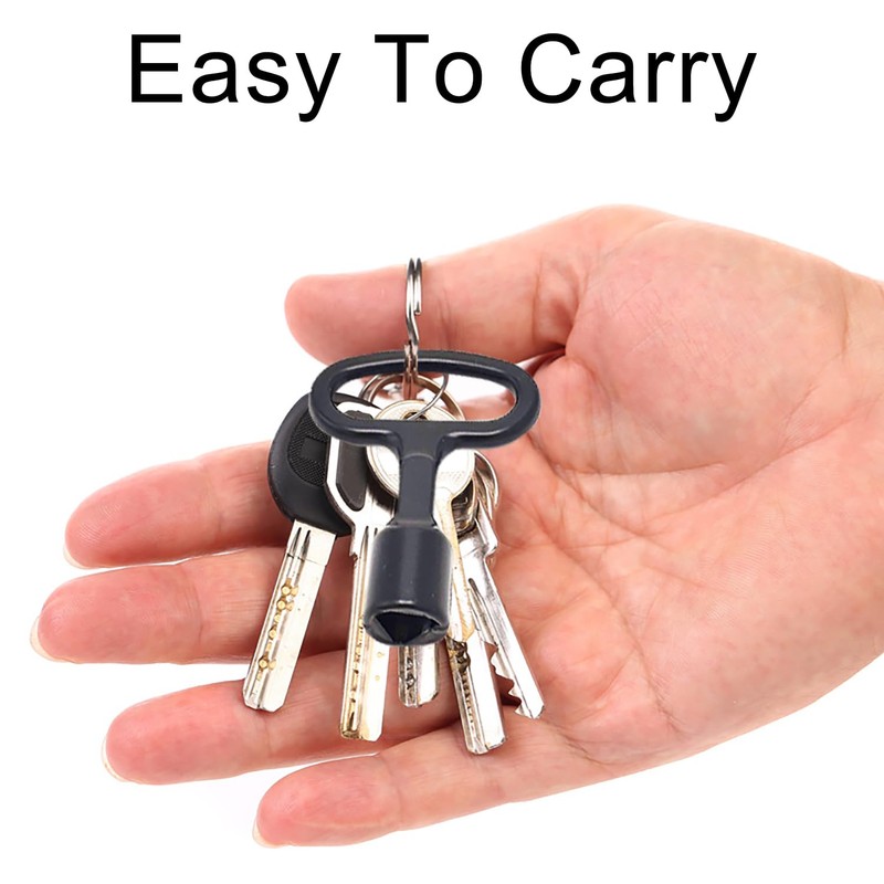 ShiWuYou Pack of 2 triangular keys, triangular keys, triangular key