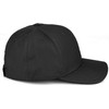 Daxton Premium Mid Profile Hat Semi Curved Visor Black Cap
