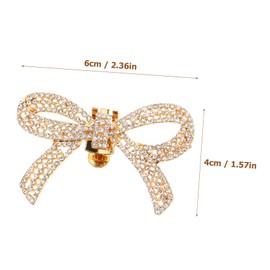 Holibanna - 1 par de dijes para zapatos de diamantes de imitación, pinzas para zapatos de diamantes de imitación, hebillas para de decoración, 6.00X4.00X1.00CM, Cuero sintético Diamantes de
