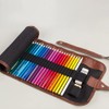 Canvas Roll Up Pencil Case Pencil Pouch Holder Pencils Wrap