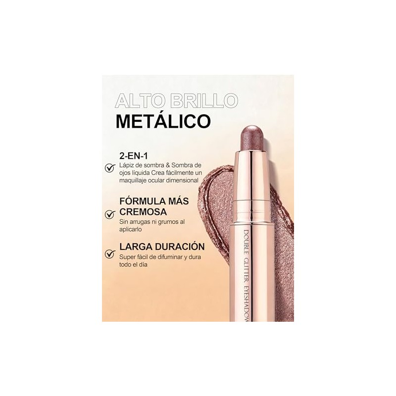 Erinde Sombra de Ojos en Crema y Sombra de Ojos