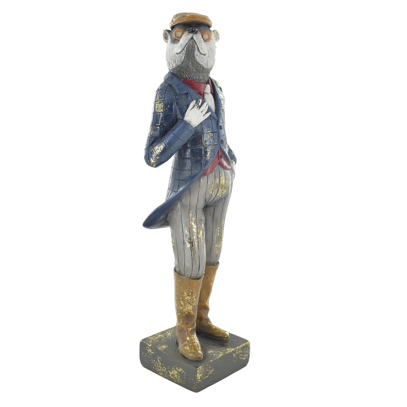 Fiesta Studios Badger Dapper Statue Vintage Clothing, Wind In The