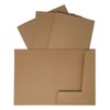 A4 Craft Pocket File with Business Card Slit [18 Sheets]