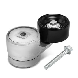 A-Premium Belt Tensioner Assembly with Pulley Compatible with Ford Thunderbird 1989-1995 3.8L & Mercury Cougar 1989-1990 3.8L, Replace# F4SE6B209FA, F4SZ6B209D