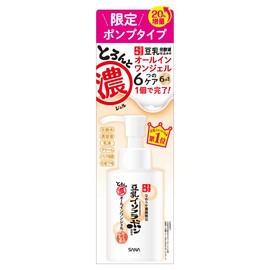 Nameraka Hompo Toronto No Gel (Thick Concentrated Gel), Pump Type, All-in-one, Refreshing, 4.6 oz (120 g) x 1