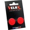 Velox Handlebar Plugs / Coloured, red
