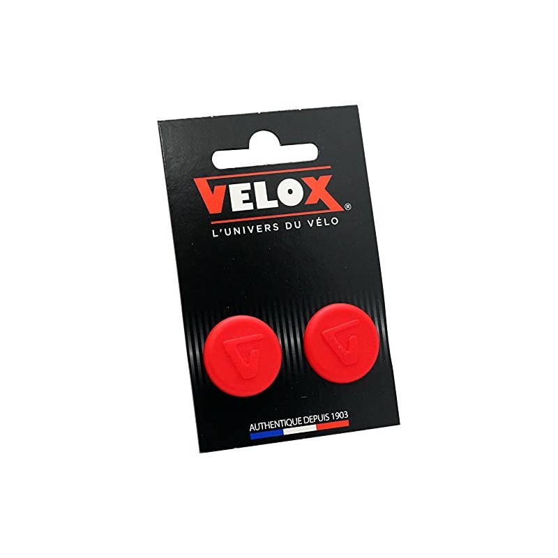 Velox Handlebar Plugs / Coloured, red