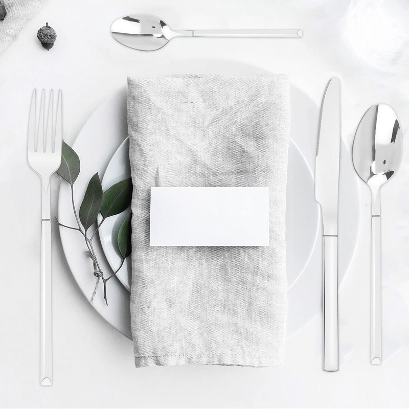 OriGlam Silverware Set, Stainless Steel Flatware Cutlery Set, Eating Utensils