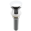 Pop Up Sink Drain without Overflow, Bathroom Faucet Vessel Vanity