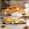 FEPPO Electric Warming Tray with Independent Temp & Timer Control,