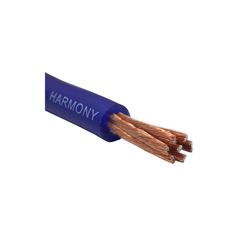 Harmony Audio HA-PW4BLU-5 4 Gauge 4GA Car Stereo Matte Blue