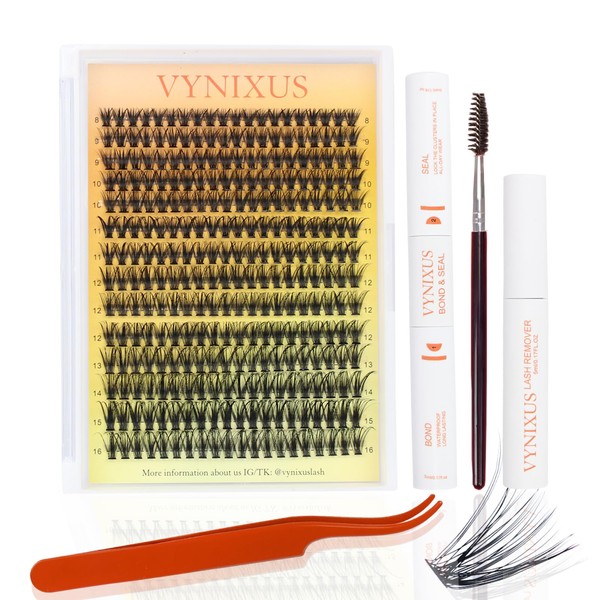 Lash Clusters Kit DIY Eyelash Extension Kit Lash Bond and