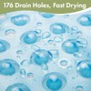 AmazerBath Non-Slip Shower Mat - 40 x 16 Inches Clear