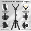 HUNTPAL Portable Shooting Tripod Rapid Shooting Stick Gun Rifle Rest
