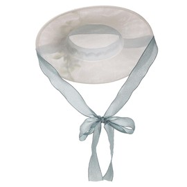 COSDREAMER Victorian Hat Womens Girls Tea Party Hats Vintage Flowers Flat Hat (O)