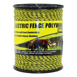 BESTEEL Alambre Polietileno Cerca Eléctrica 500 Metros