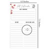 Inkdotpot Daily Planner List Pad Notepads Memo Pad, Undated To-Do